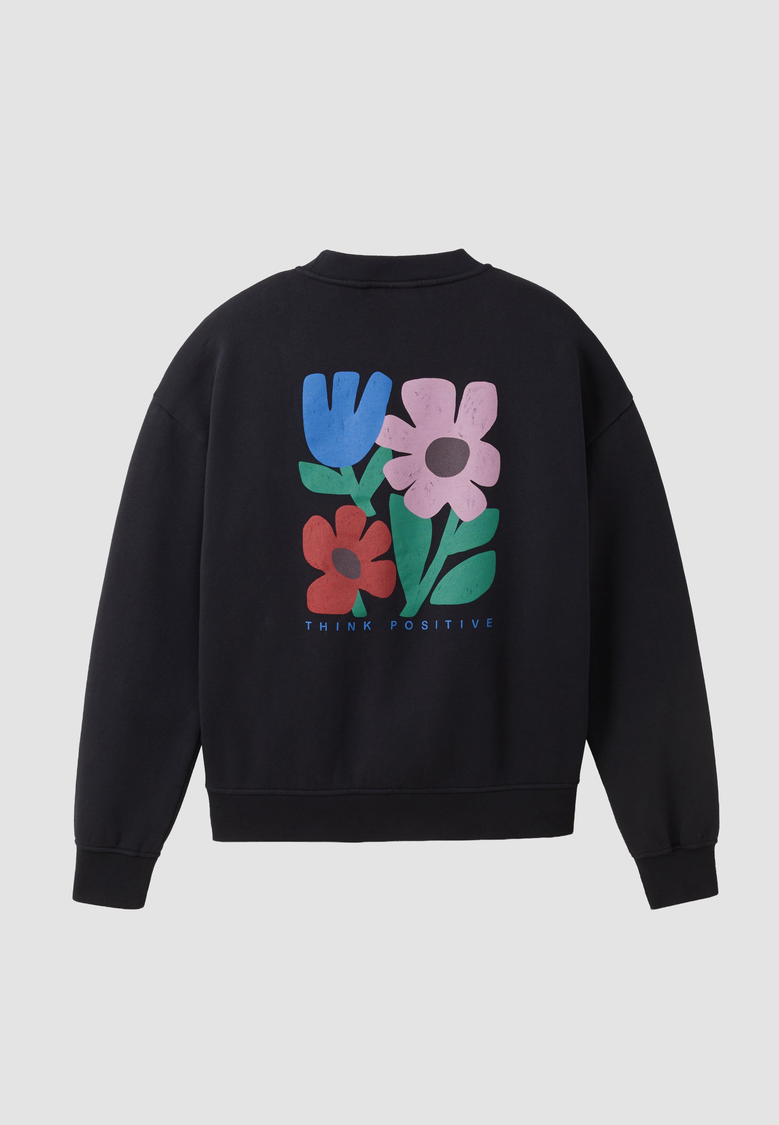 Recolution Nerine Think Positive felpa donna nera bio