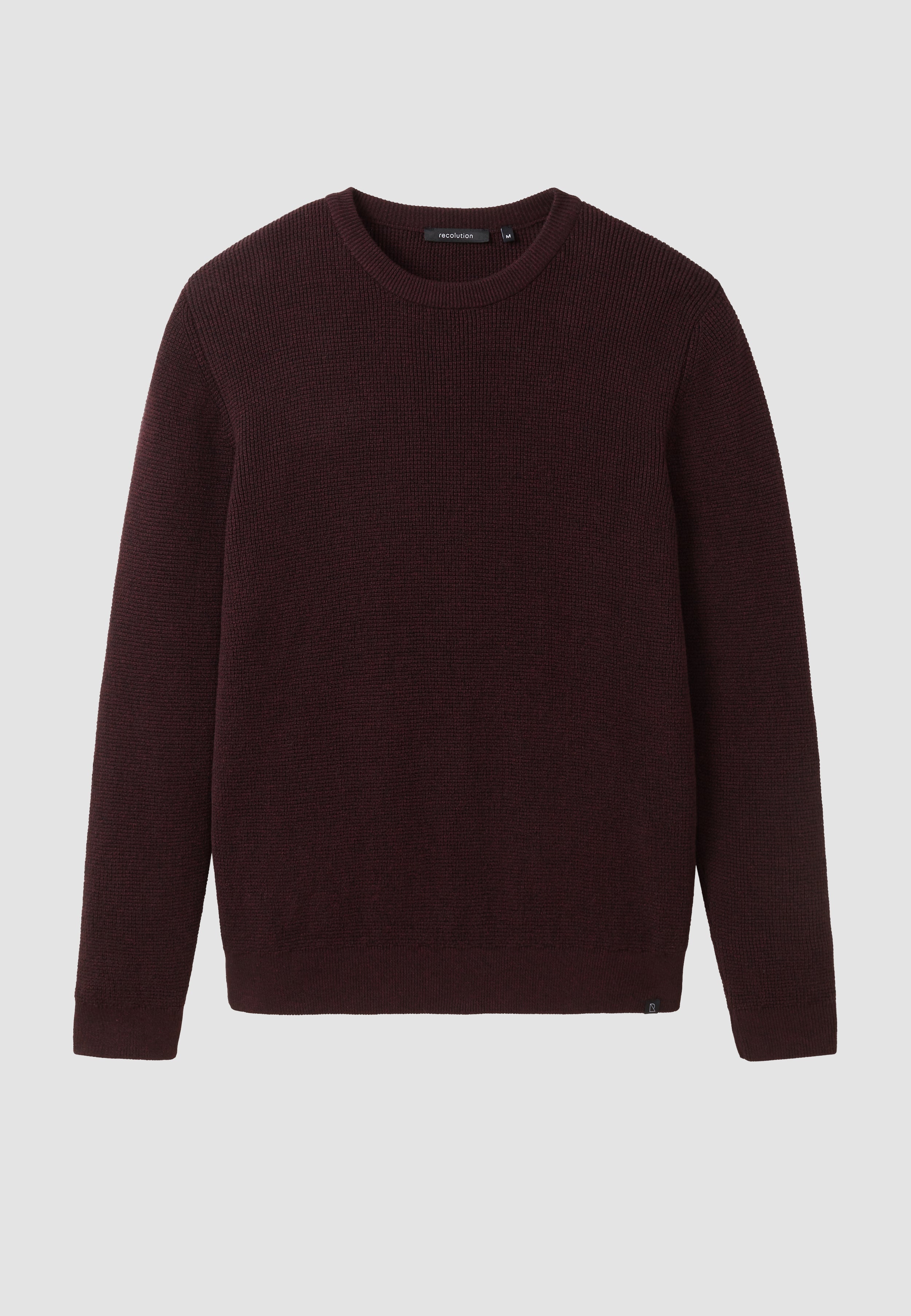 Recolution Bacopa maglione cotone dark plum caldo