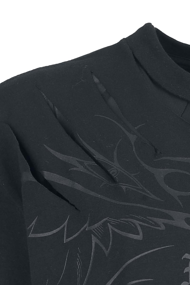 Gothicana The Void t-shirt nera donna rock gotica