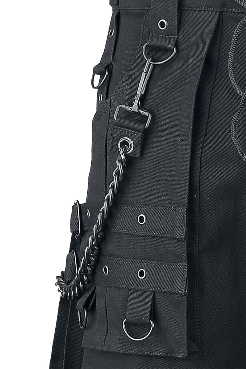 Gothicana by EMP pantaloni cargo neri 36W/34L