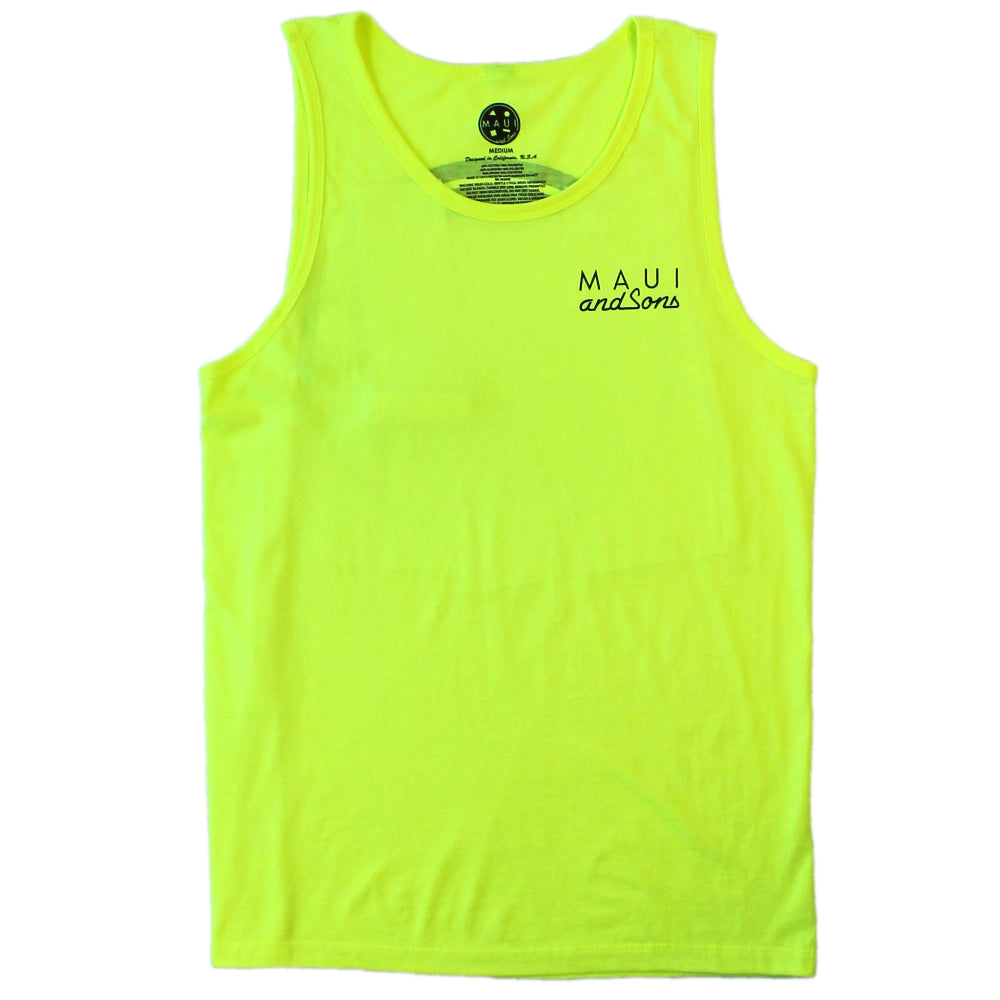 Maui and Sons Classic Cookie Logo canotta neon leggera