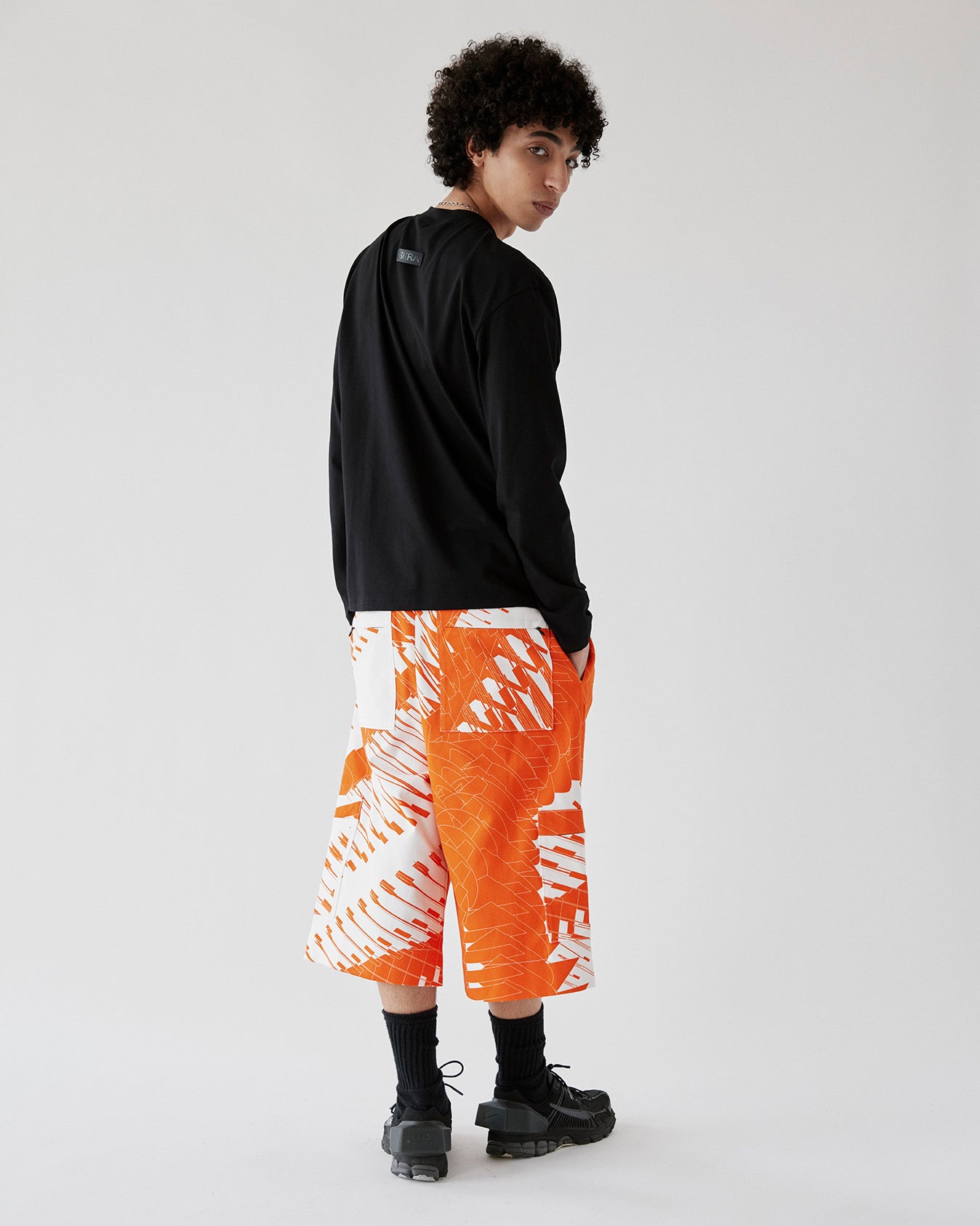 Noskra Longsleeve Logo T-Shirt Black maglietta cotone