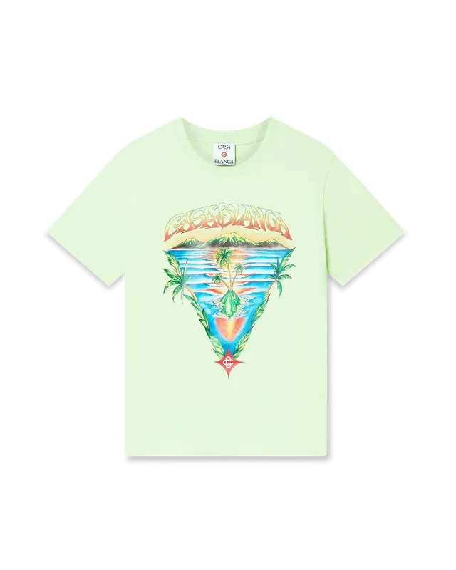 Casablanca Innocence Triangle T-shirt Bambino Verde