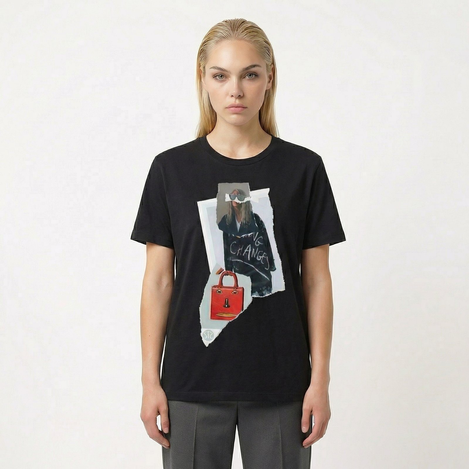 Seetees The Mag Changes t-shirt stampa grafica