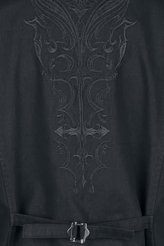 Gothicana by EMP Countess Bathory Gilet Uomo Nero L
