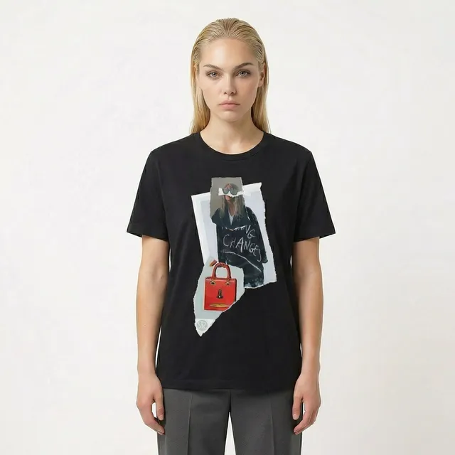 Seetees The Mag Changes t-shirt stampa grafica