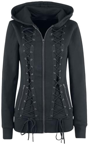 Gothicana by EMP giacca nera cappuccio 5XL gotica