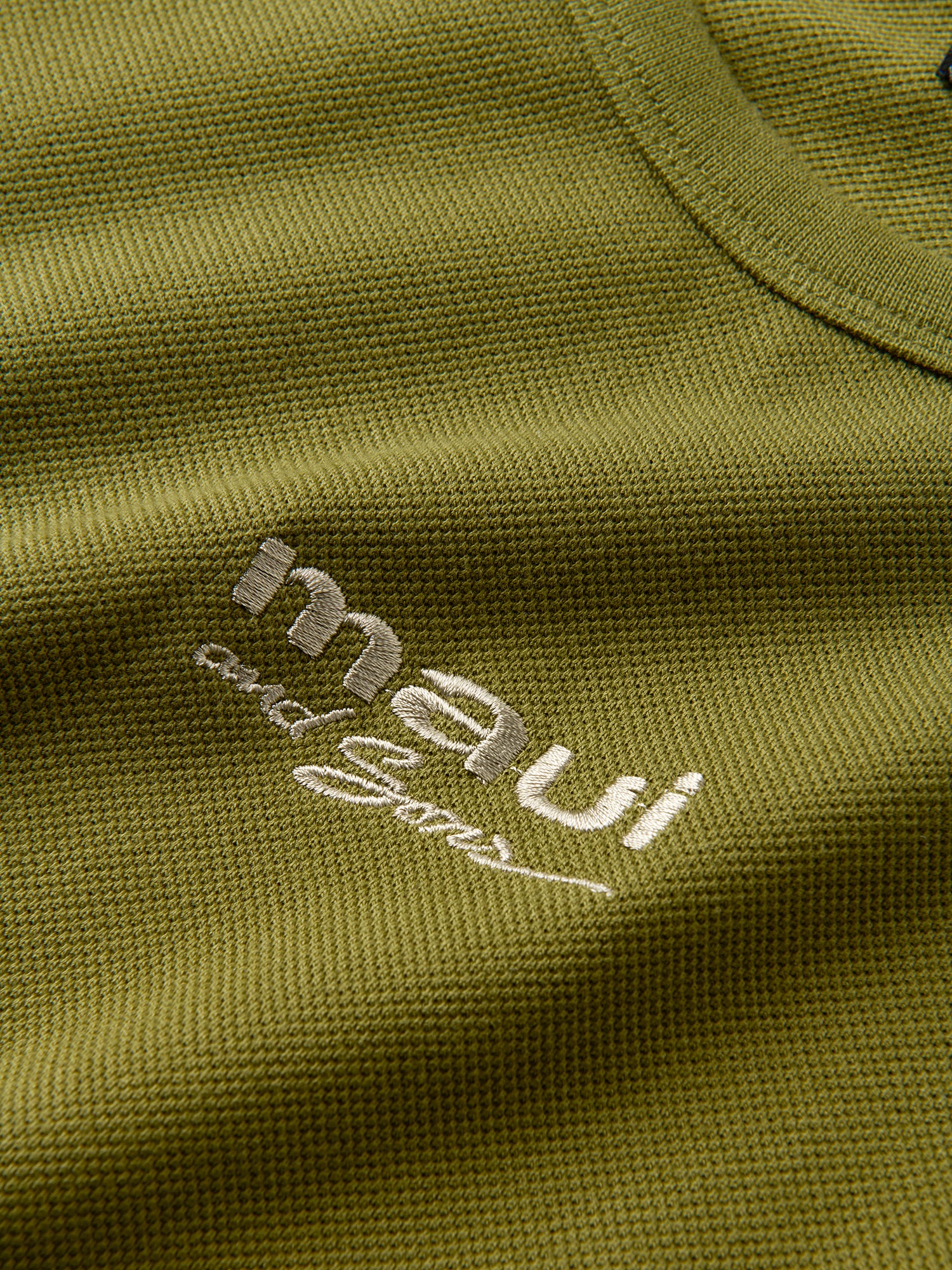 Maui and Sons Pique Front Elevated T-Shirt piqué