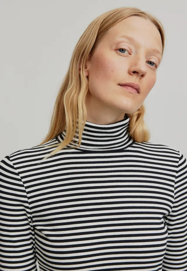 Recolution Liatris Stripes maglia maniche lunghe black a righe