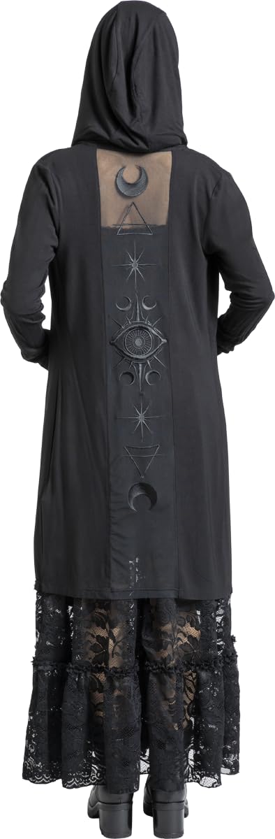 Gothicana The Void cardigan nero S basic gotico