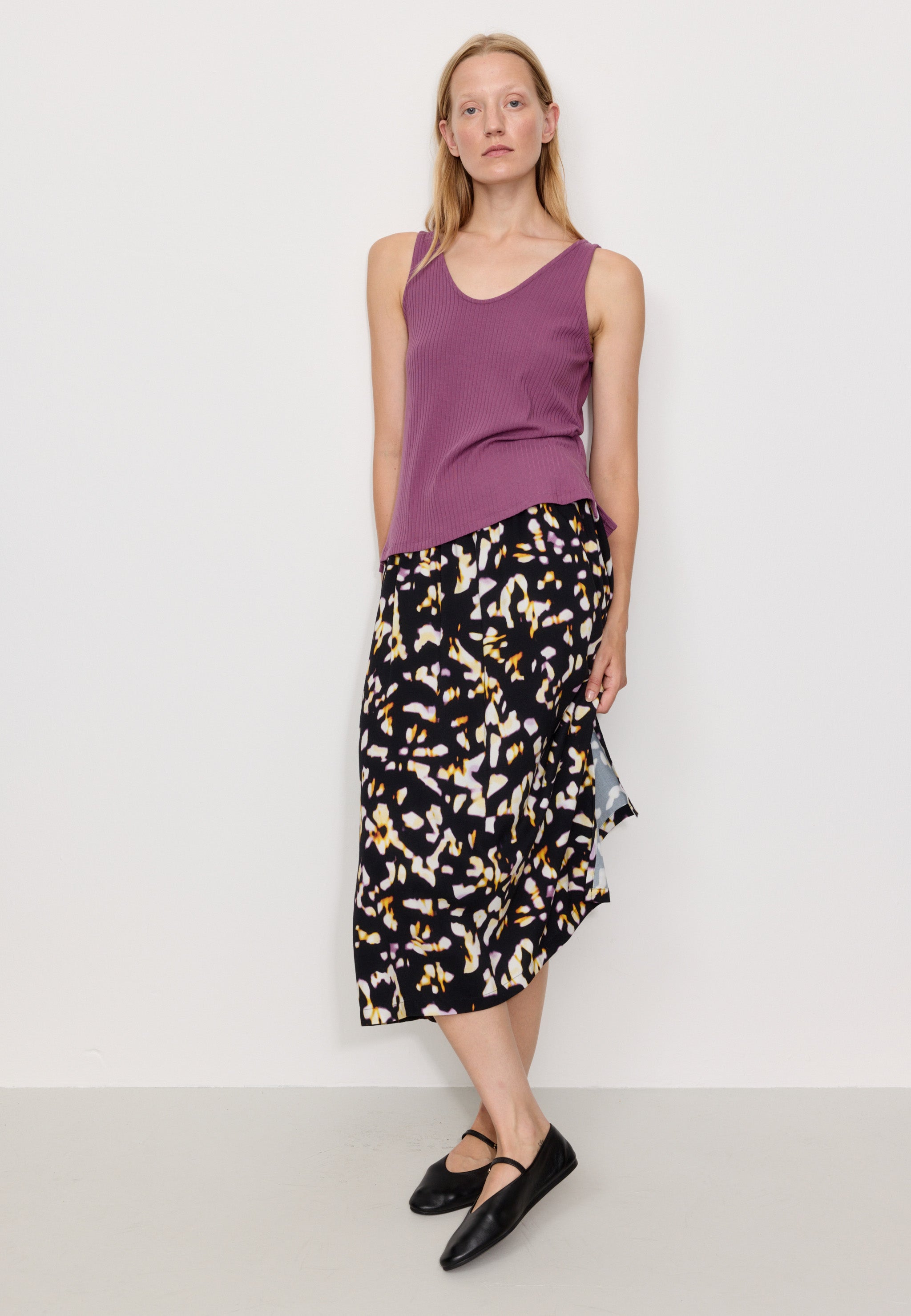 Recolution Tonina top donna dark tulip viscosa