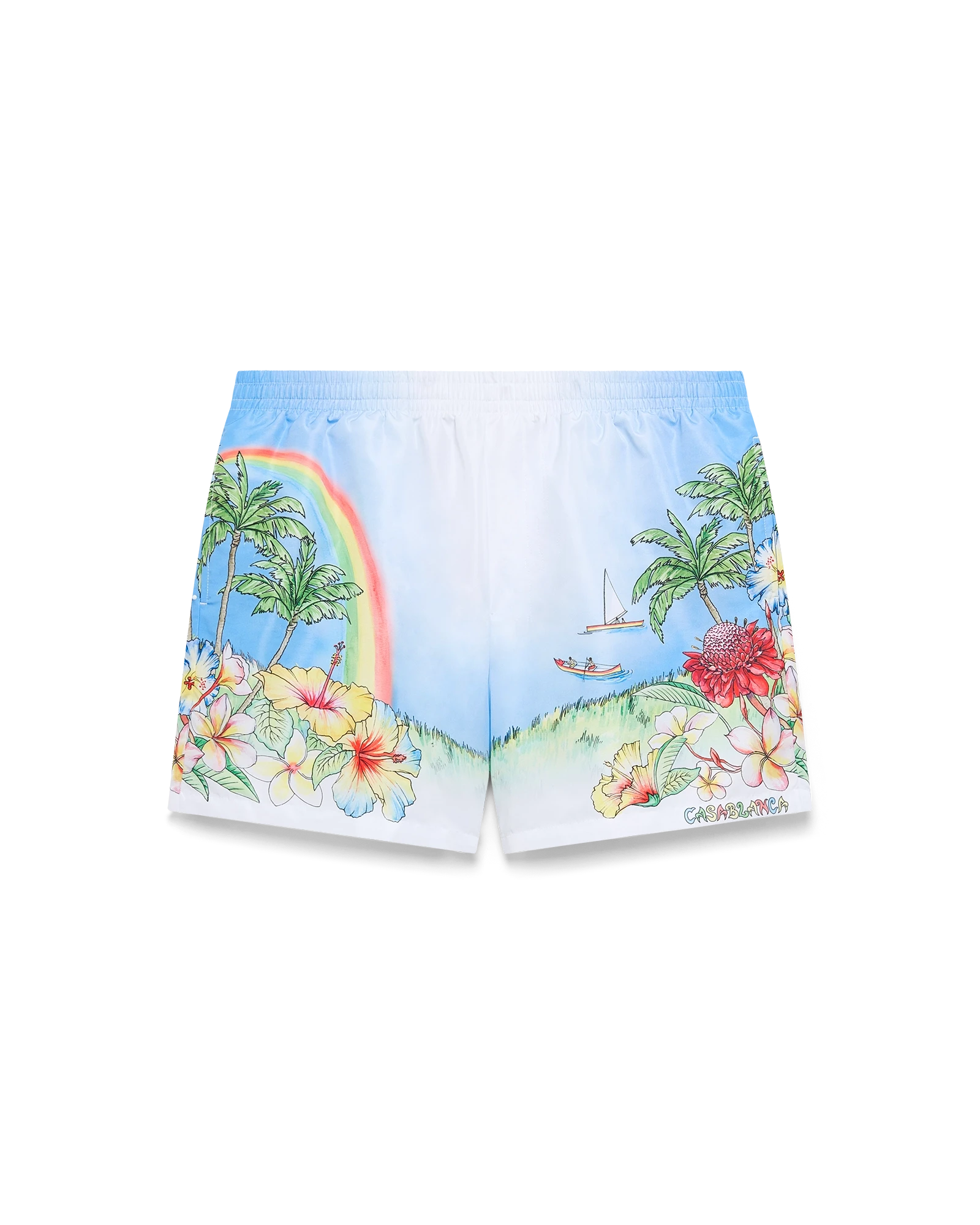 Casablanca Aloha costume mare multicolore tecnico uomo