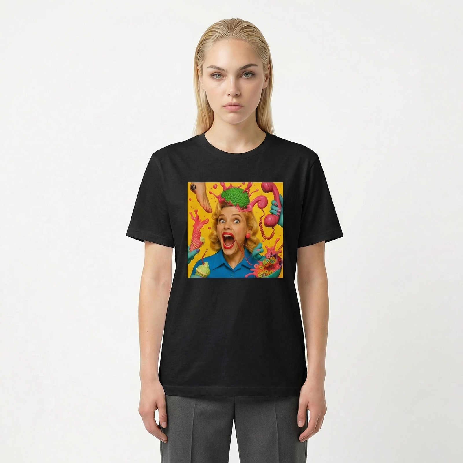 Seetees Call Me t-shirt stampa frontale