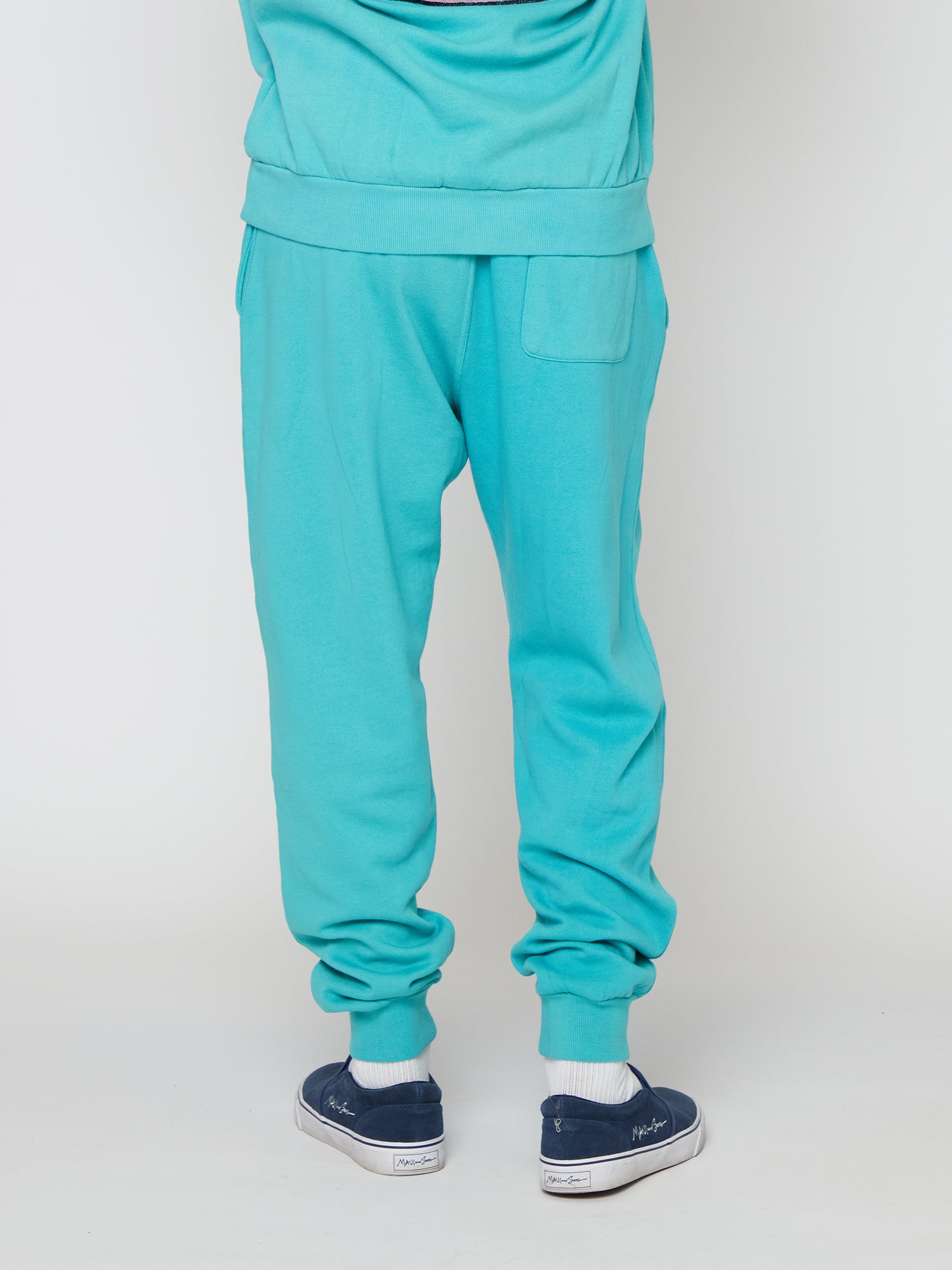 Maui and Sons Booyah jogger felpa cotone blu piscina