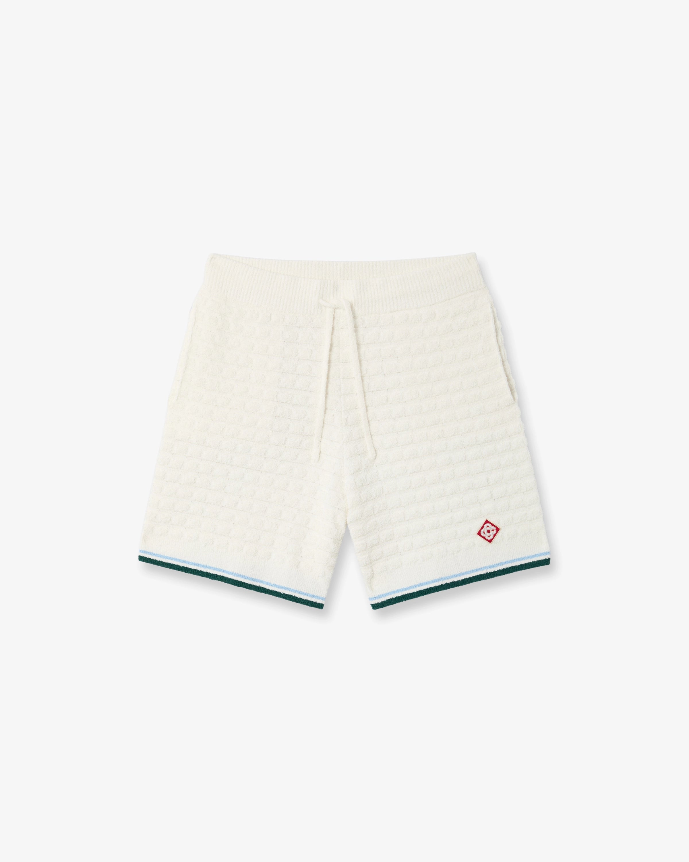 Casablanca Boucle shorts maglia bianchi