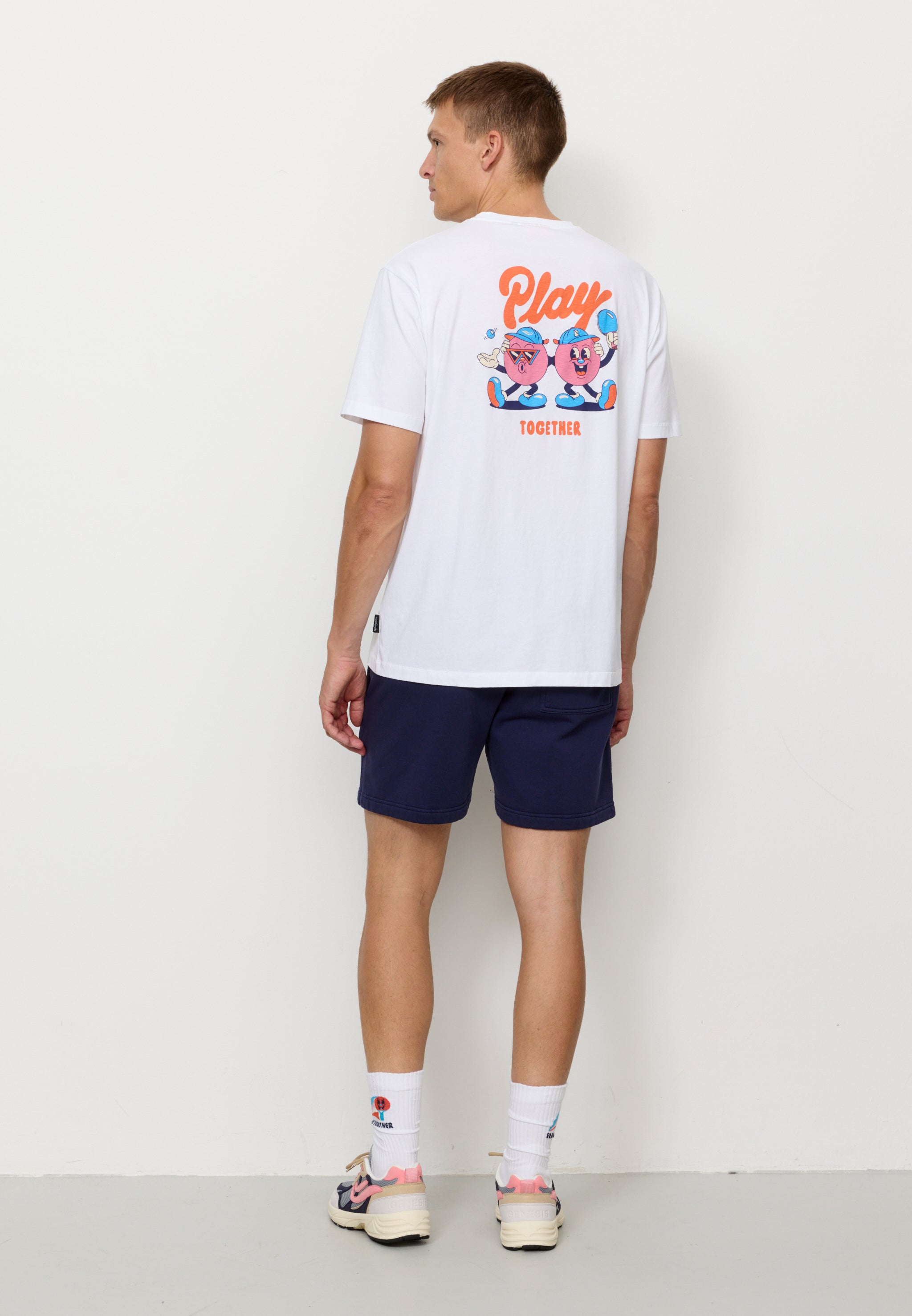 Recolution Aposeris Play Together t-shirt bianca cotone bio