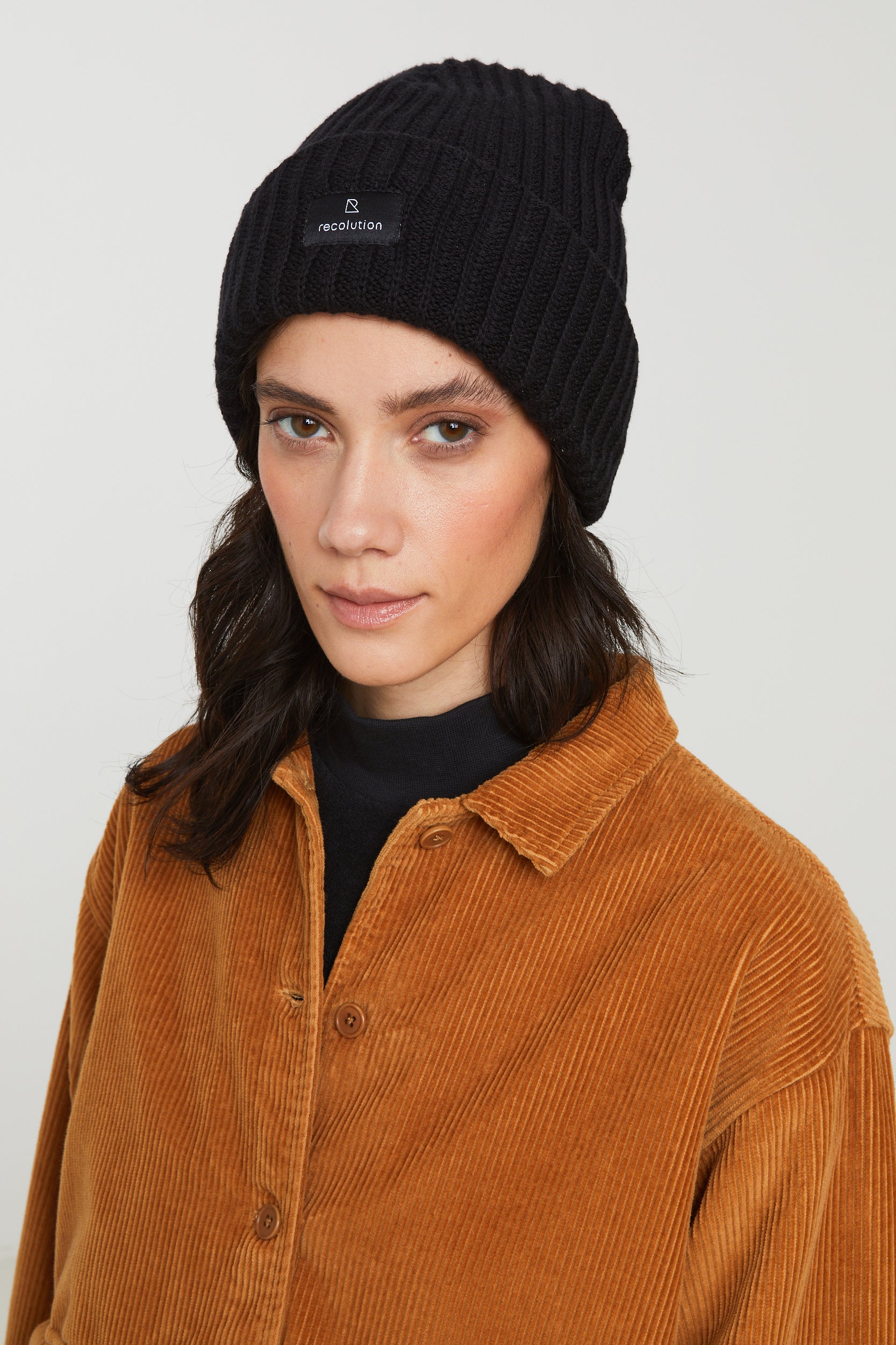 Recolution Pothos Beanie Nera Unica Cotone Bio