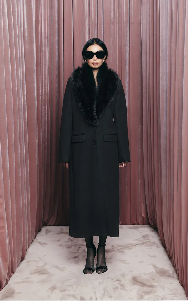 Sarah Chole 27671 cappotto con pelliccia caldo