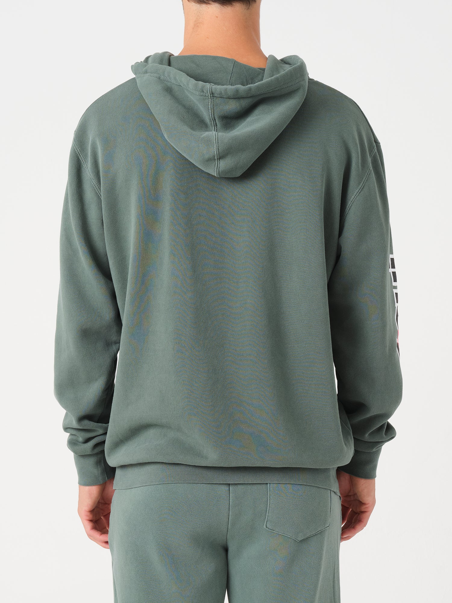 Maui and Sons Speed felpa cappuccio alpine green pile
