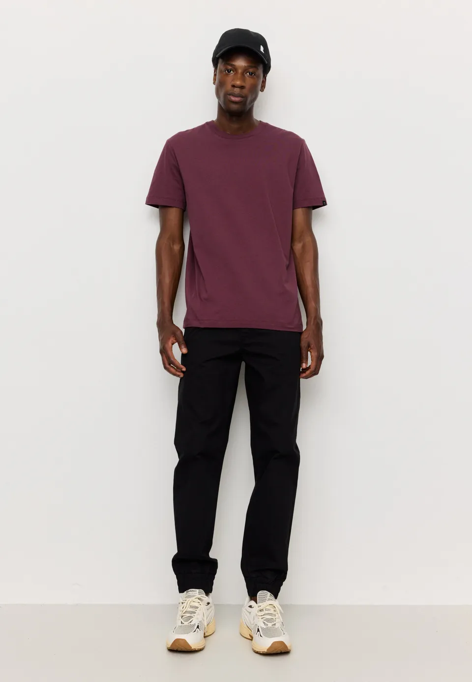 Recolution Musa pantalone chino nero elastico