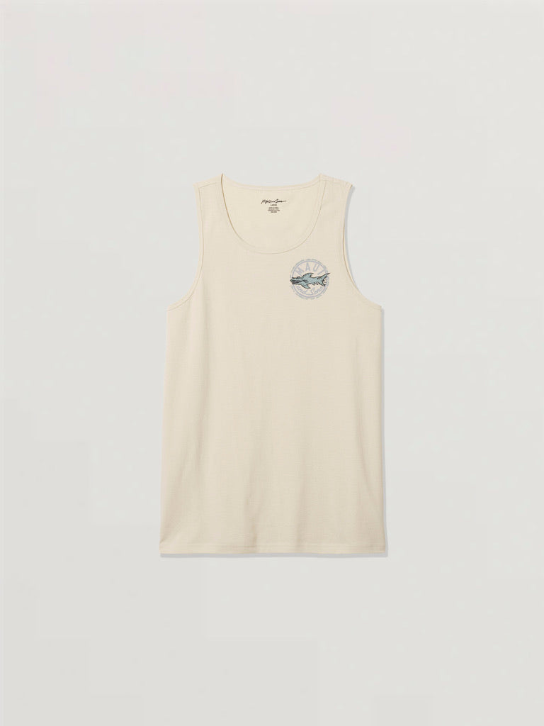Maui and Sons Aggro Shark Canotta Uomo Cotone Doppia Stampa