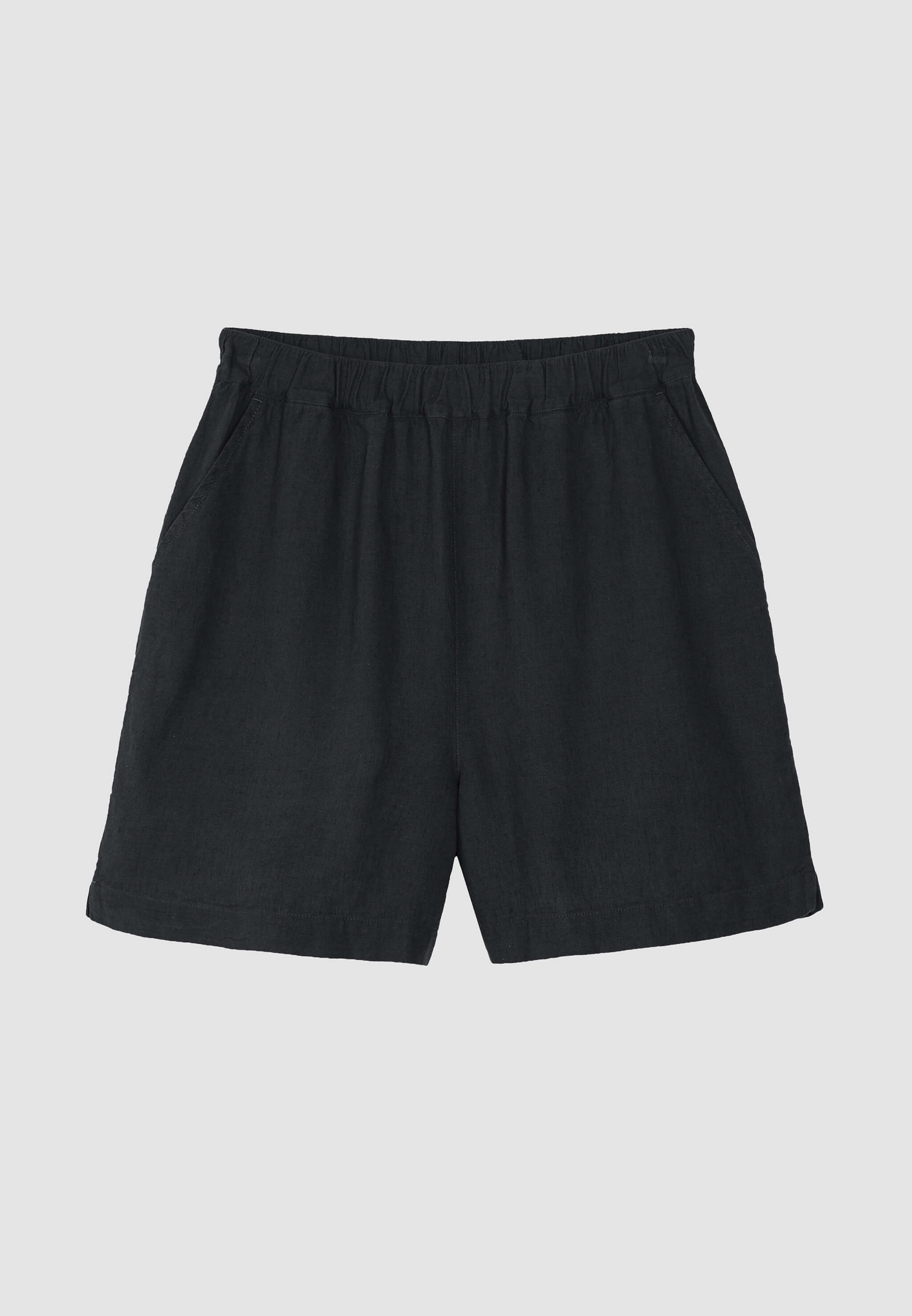 Recolution Fir shorts nero misto lino traspirante