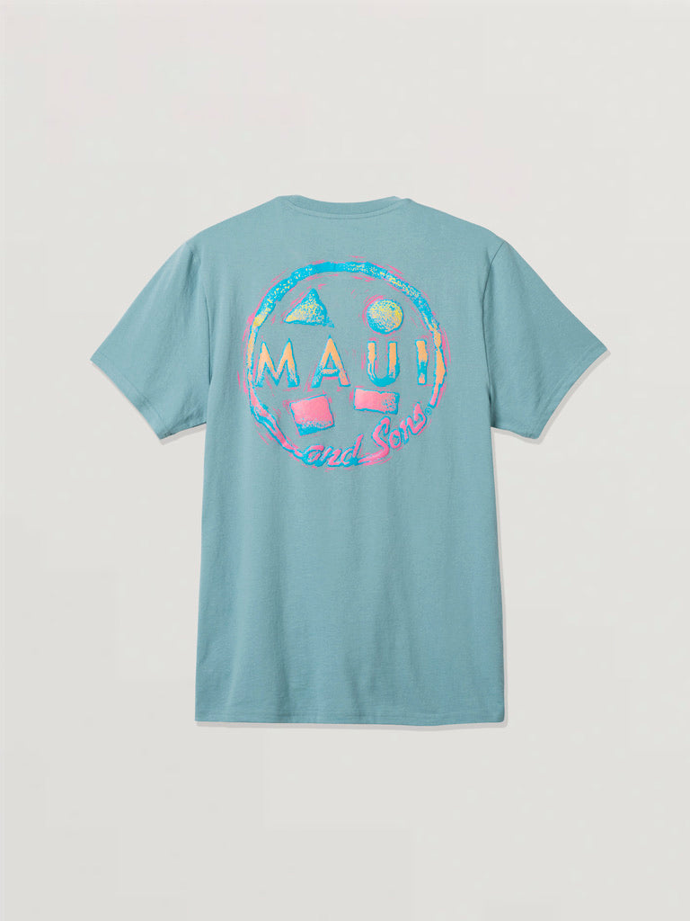 Maui and Sons Rad Cookie t-shirt cotone indaco