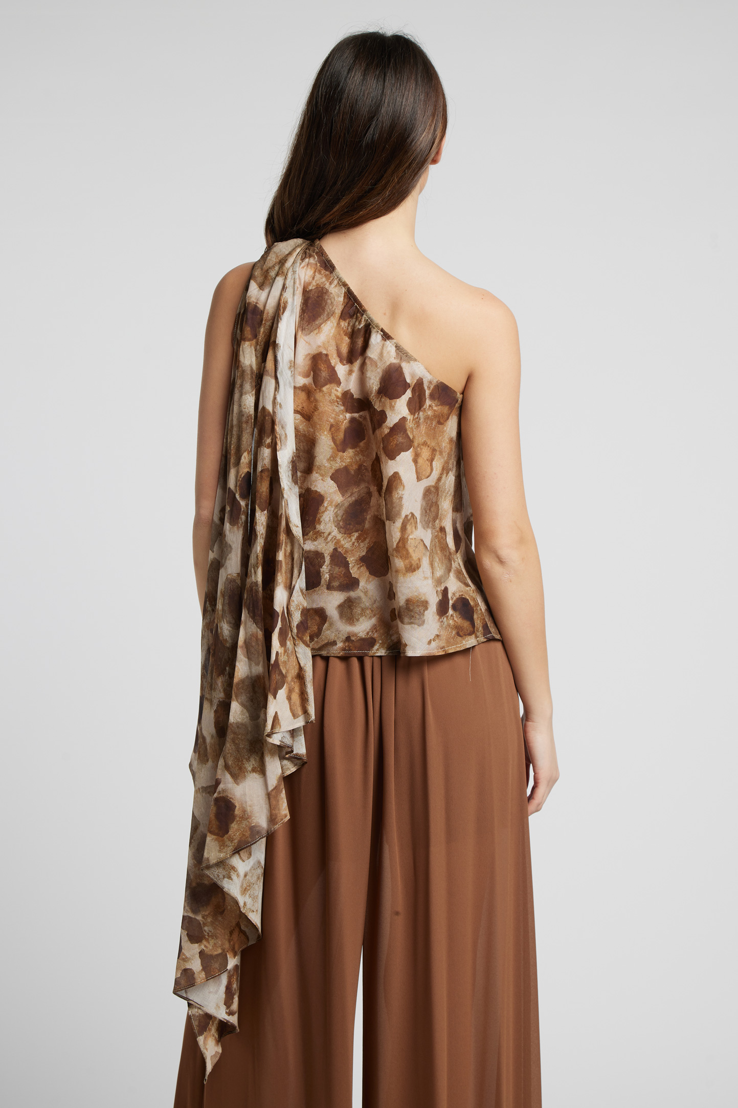 Sarah Chole 27027 top in cotone animalier
