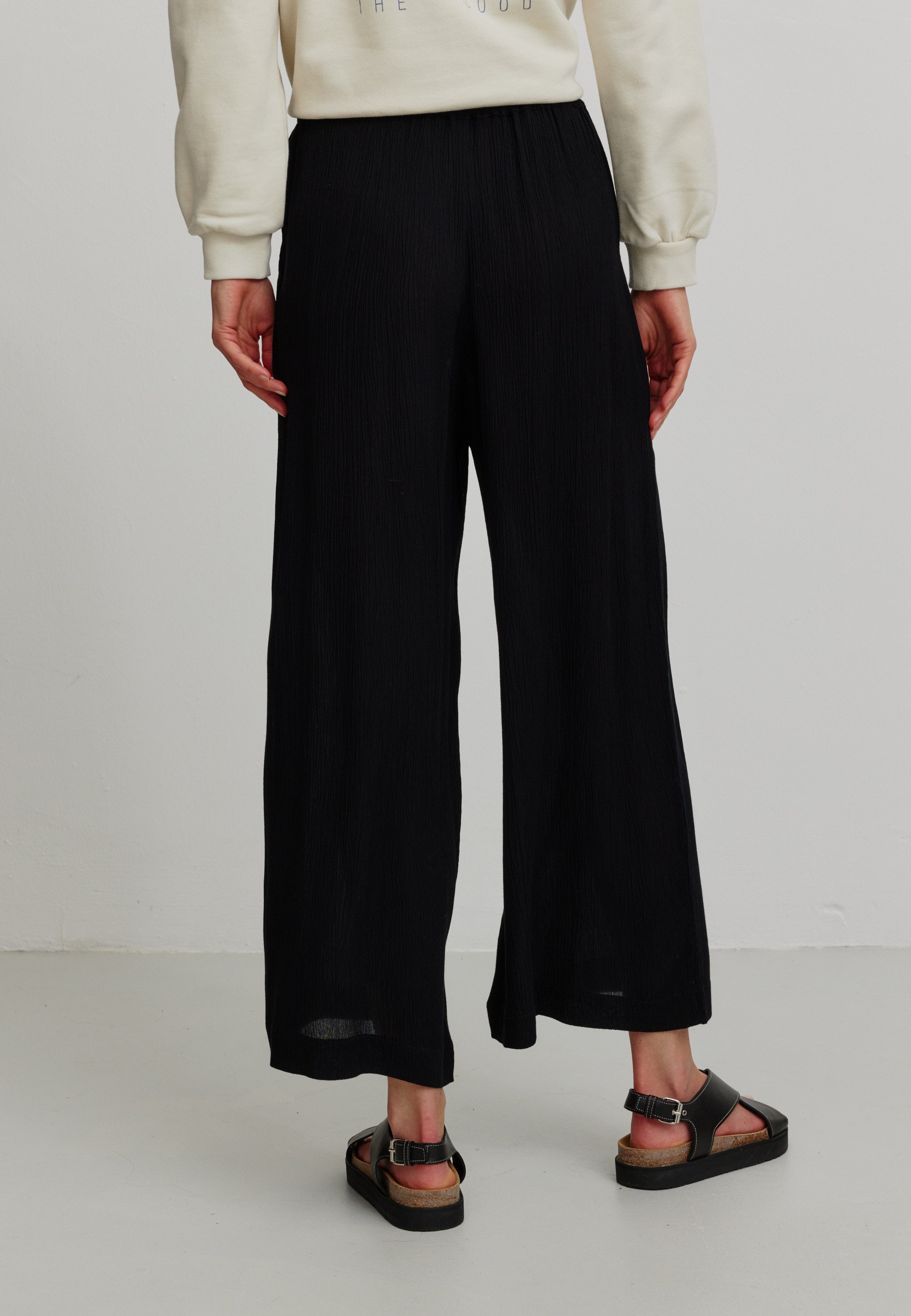 Recolution Mandevilla pantaloni 7/8 nero viscosa