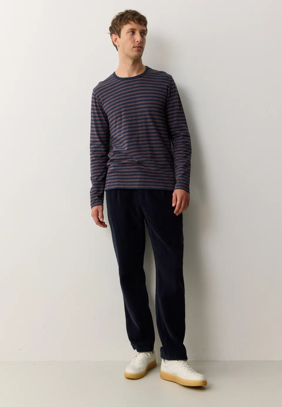 Recolution Oak Corduroy pantaloni blu velluto cotone