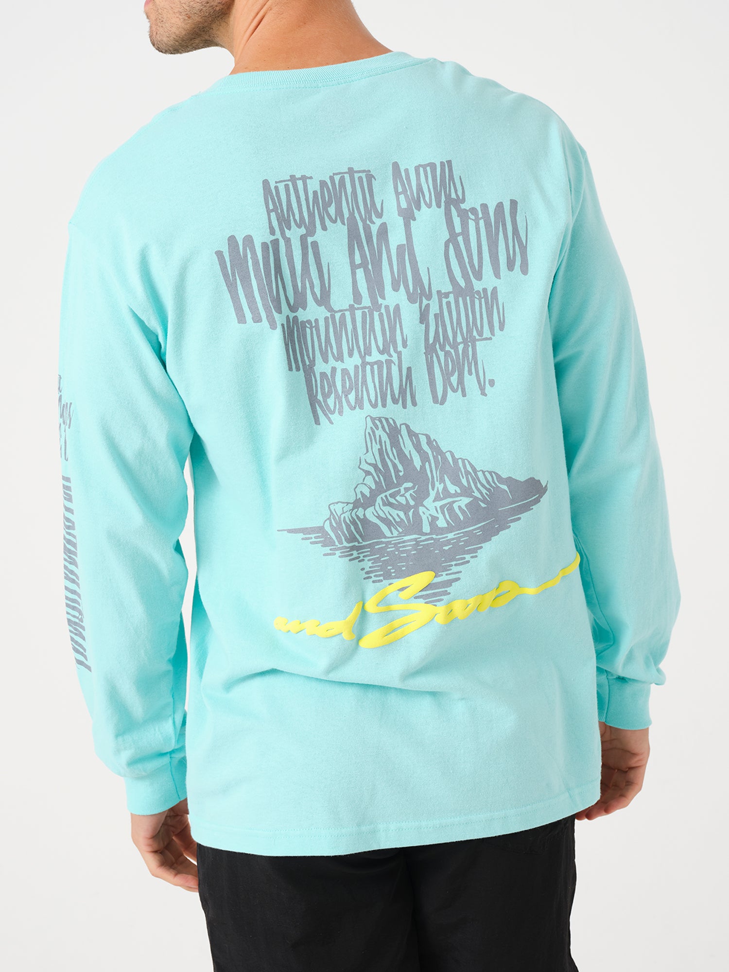 Maui and Sons Mountain Edition Maglia Manica Lunga Celadon