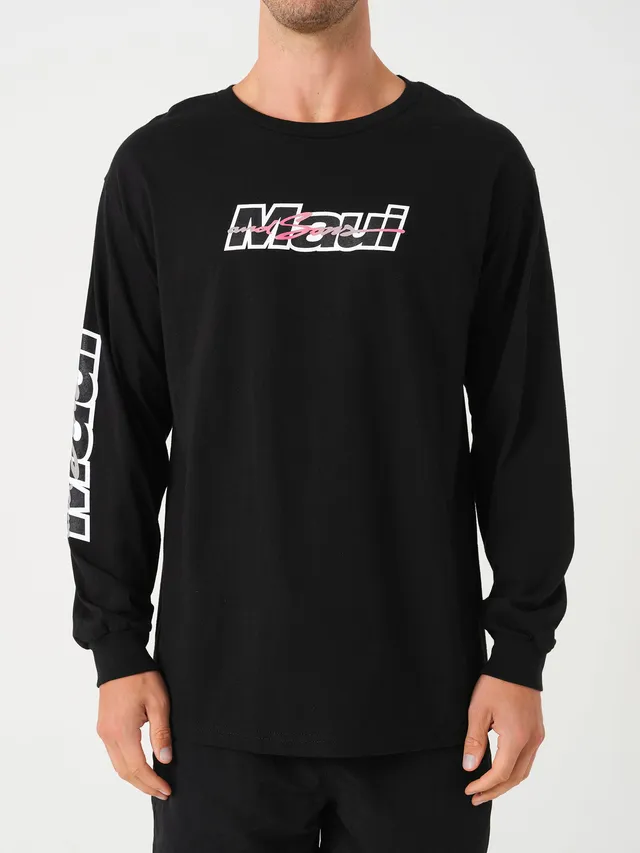 Maui and Sons Speed maglia maniche lunghe nera