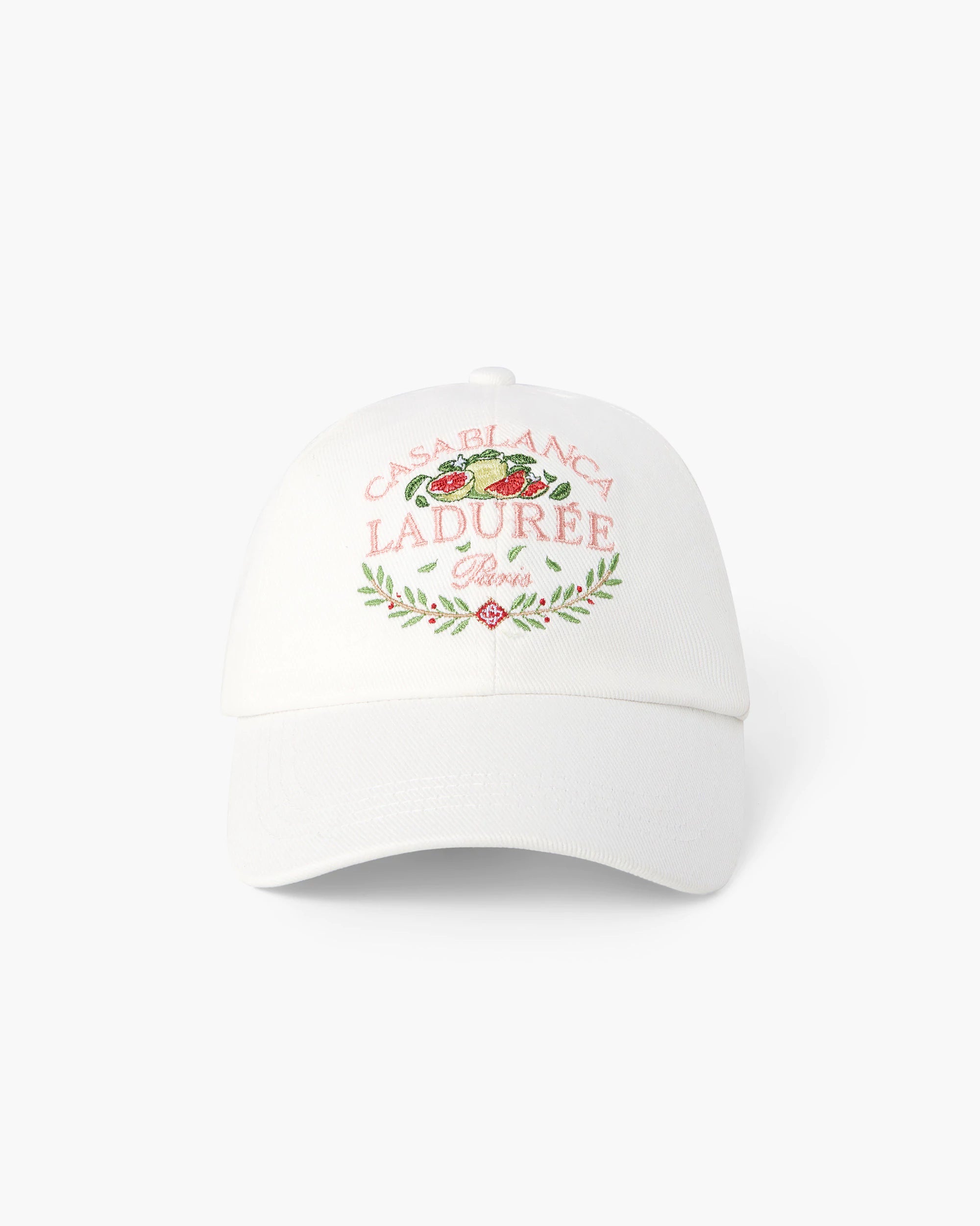 Ladurée x Casablanca cappellino bianco cotone