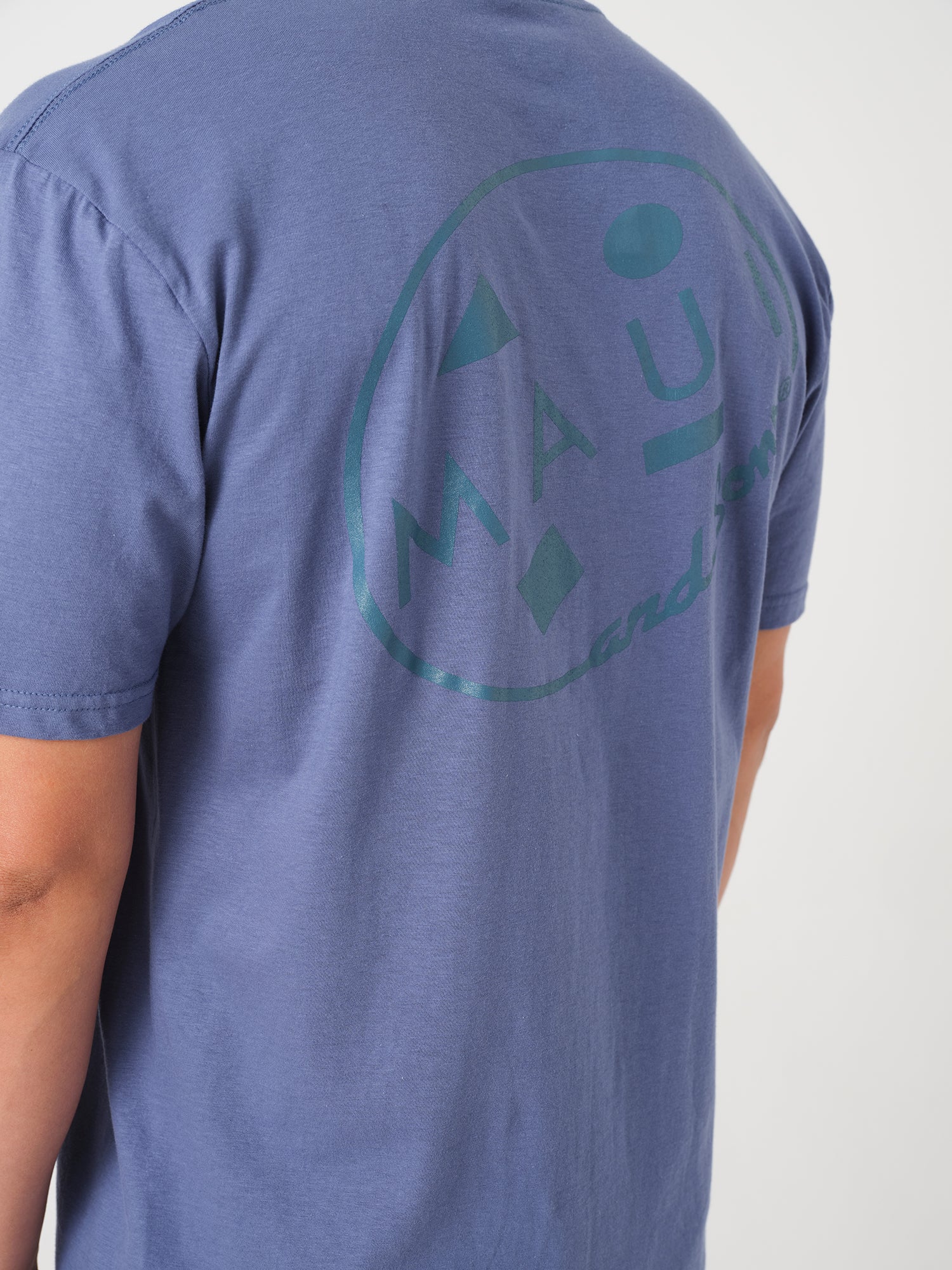 Maui and Sons Retro Cookie t-shirt cotone blu indaco