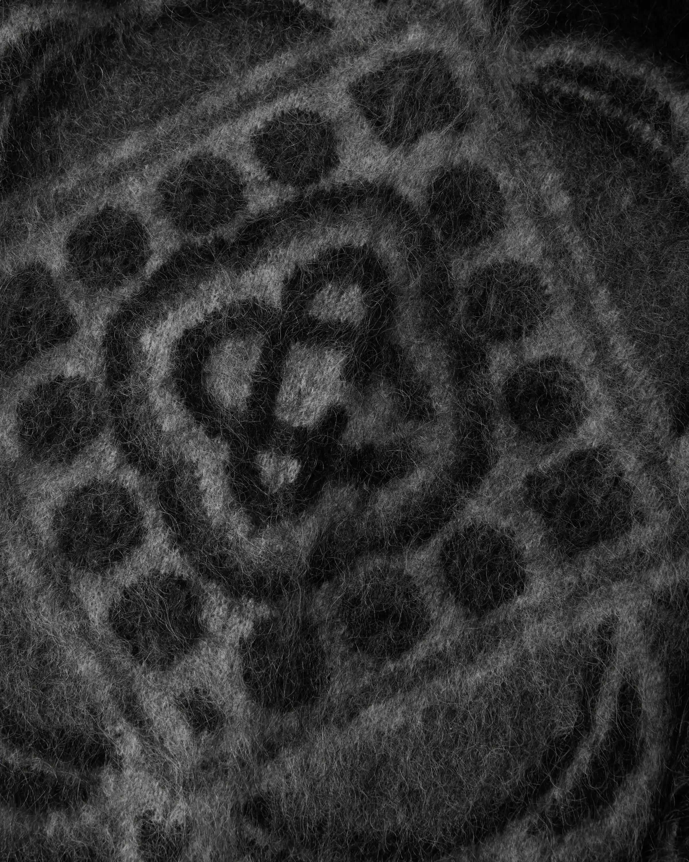 Casablanca Carpet pantaloni uomo neri miscela mohair
