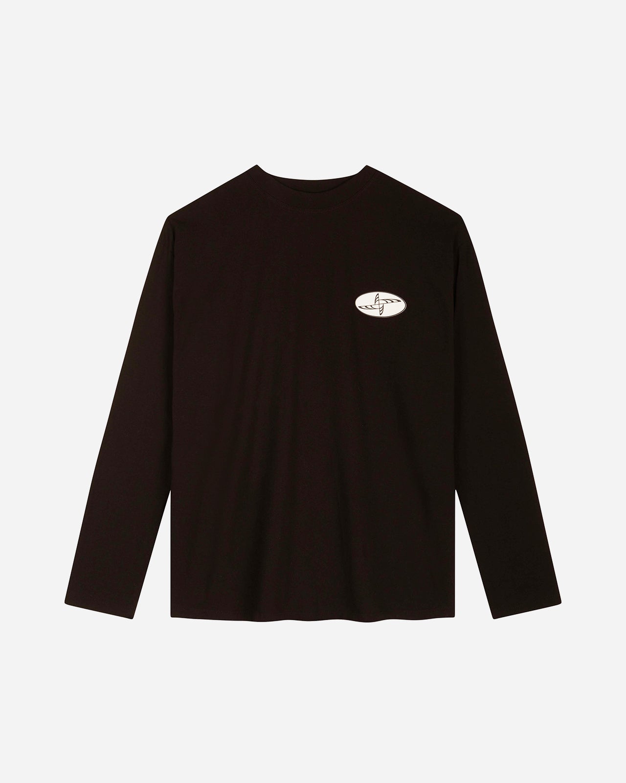 Noskra Longsleeve Logo T-Shirt Black maglietta cotone