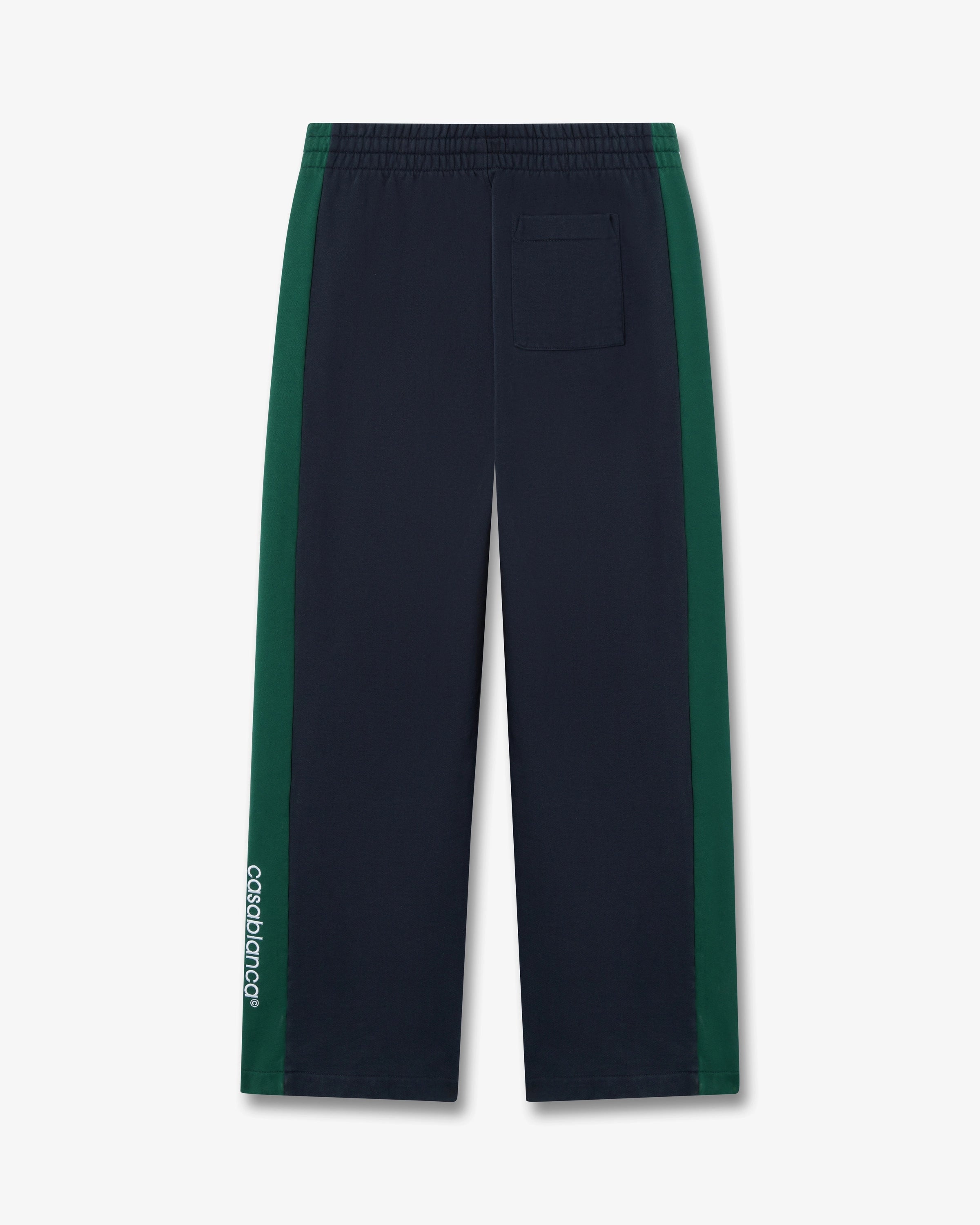 Casablanca Panelled pantaloni tuta blu cotone