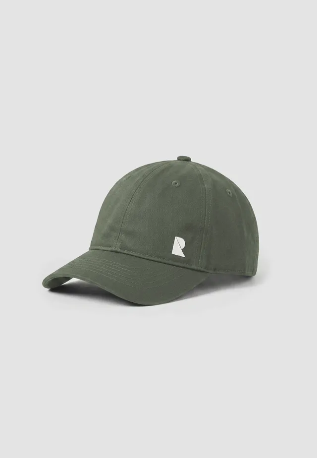 Recolution Tupelo Logo cappellino dark khaki cotone bio