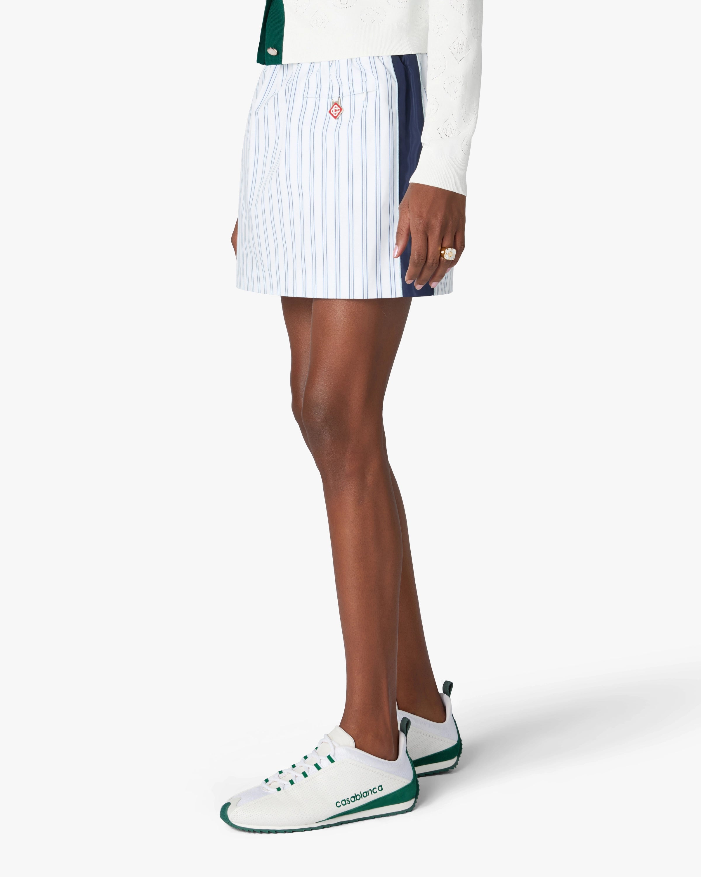 Casablanca Khopesh Sneakers Bianche Verdi Donna
