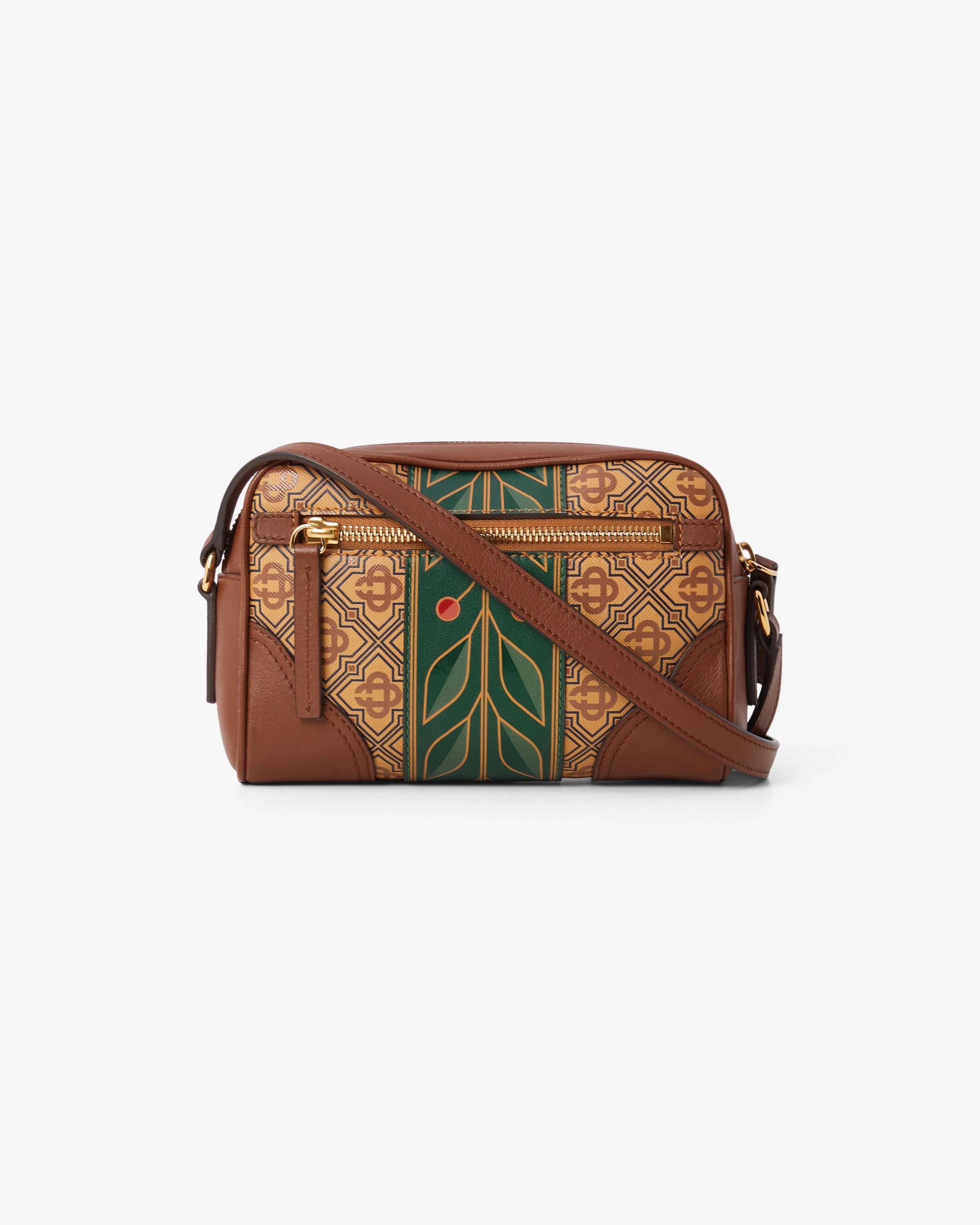 Casablanca Beige Monogram Crossbody Bag borsa tracolla beige