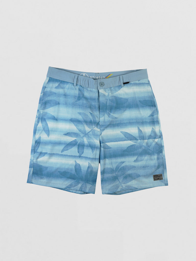 Maui and Sons Catalina pantaloncini ibridi stampa foglie blu