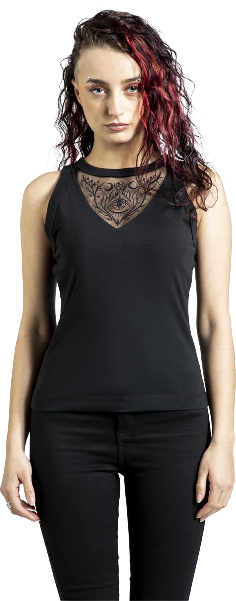 Gothicana by EMP The Void top donna nero gotico