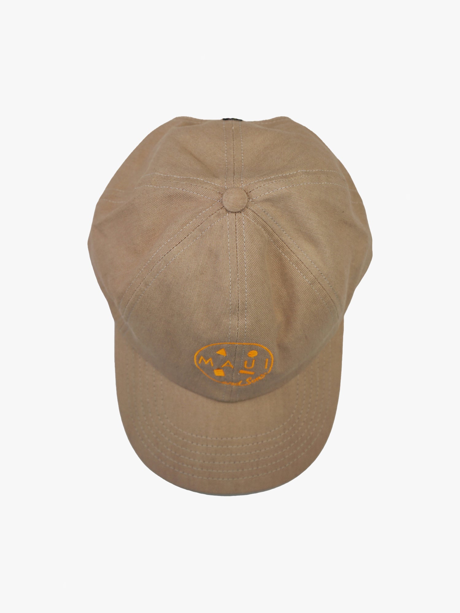Maui and Sons Neon Cookie Logo Dad Hat cappellino natural cotone