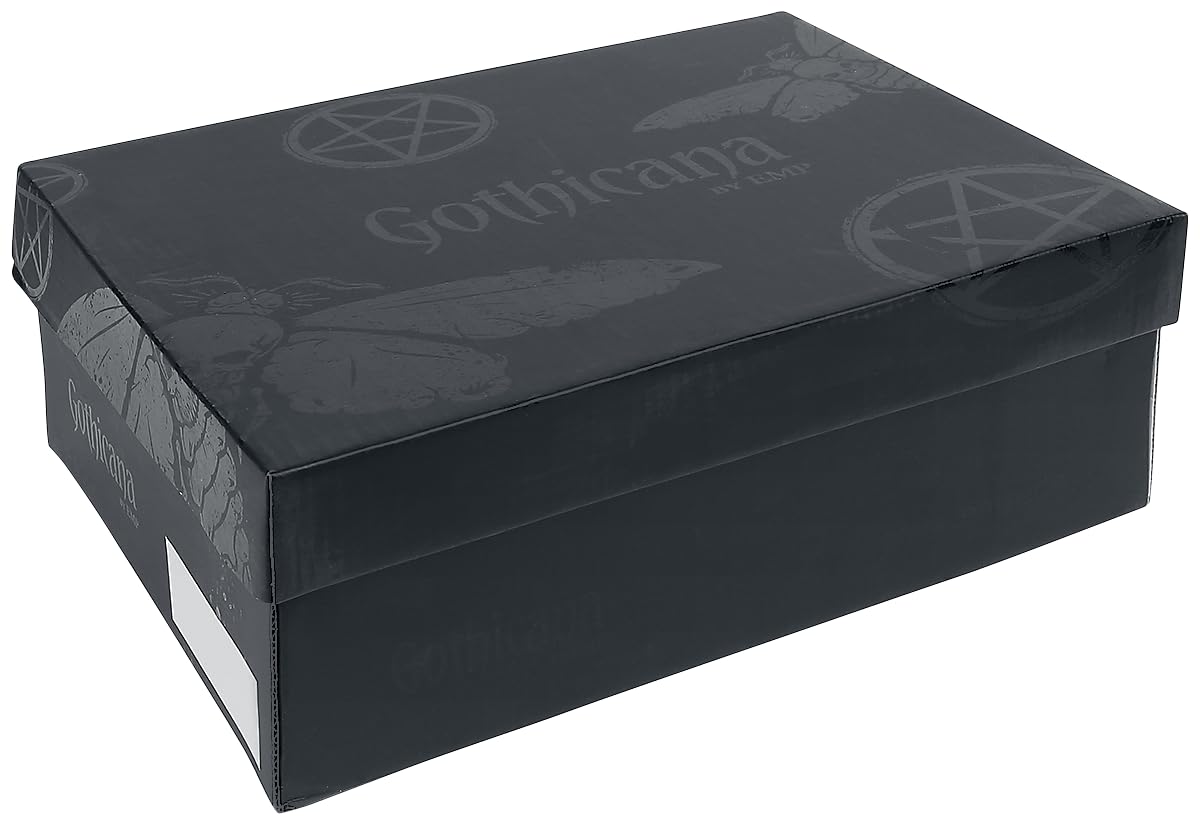 Gothicana by EMP tacchi alti neri con rivetti