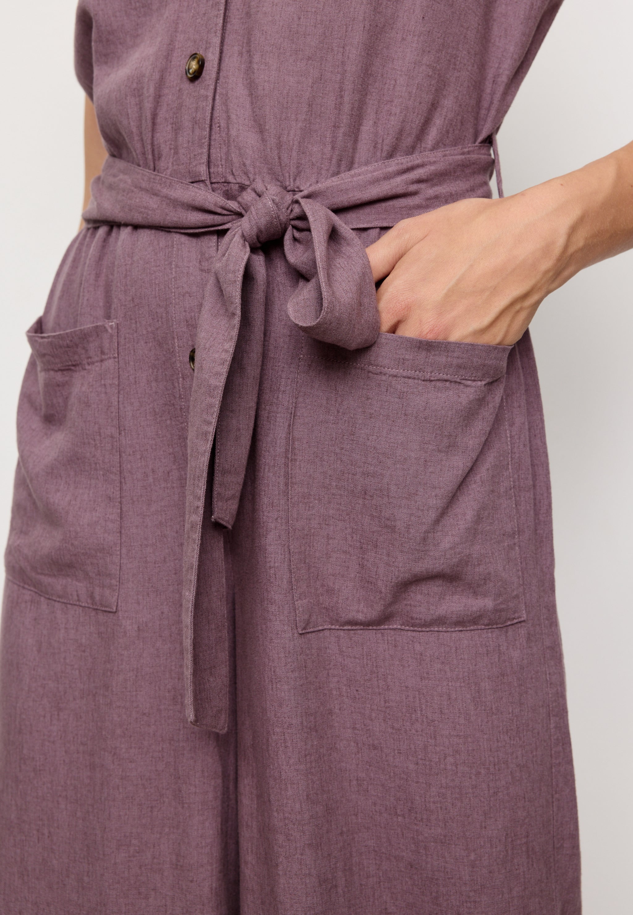 Recolution Dianella tuta donna mystic grape in lino