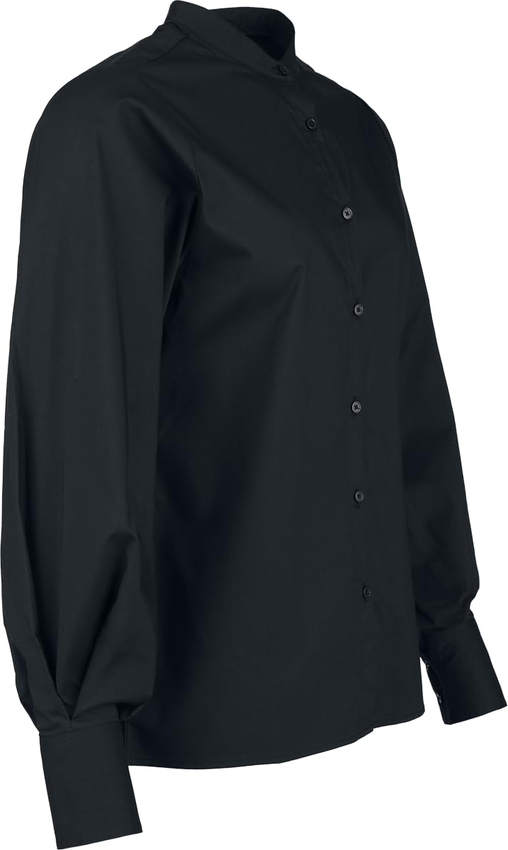 Gothicana by EMP Dark Romance blusa donna nera taglia L gotica