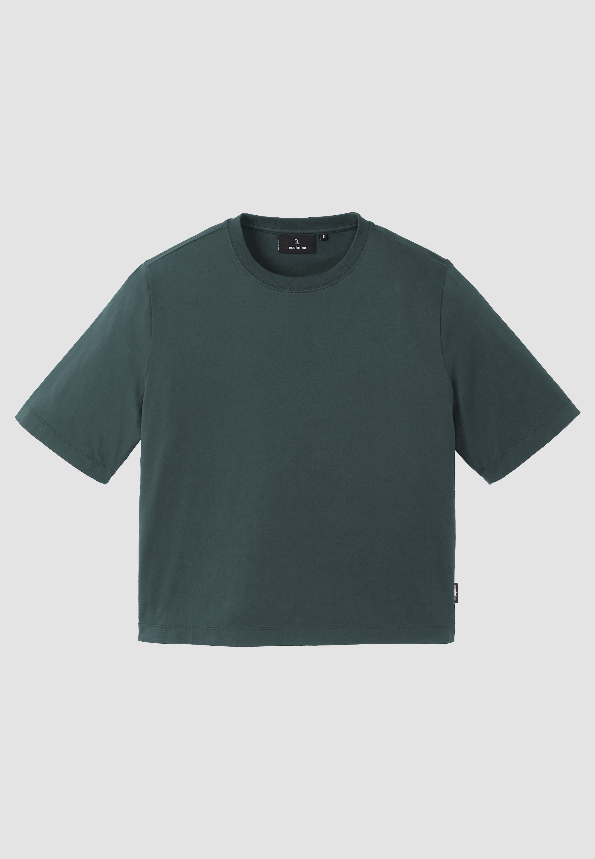 Recolution Azolla t-shirt cotone bio verde scuro