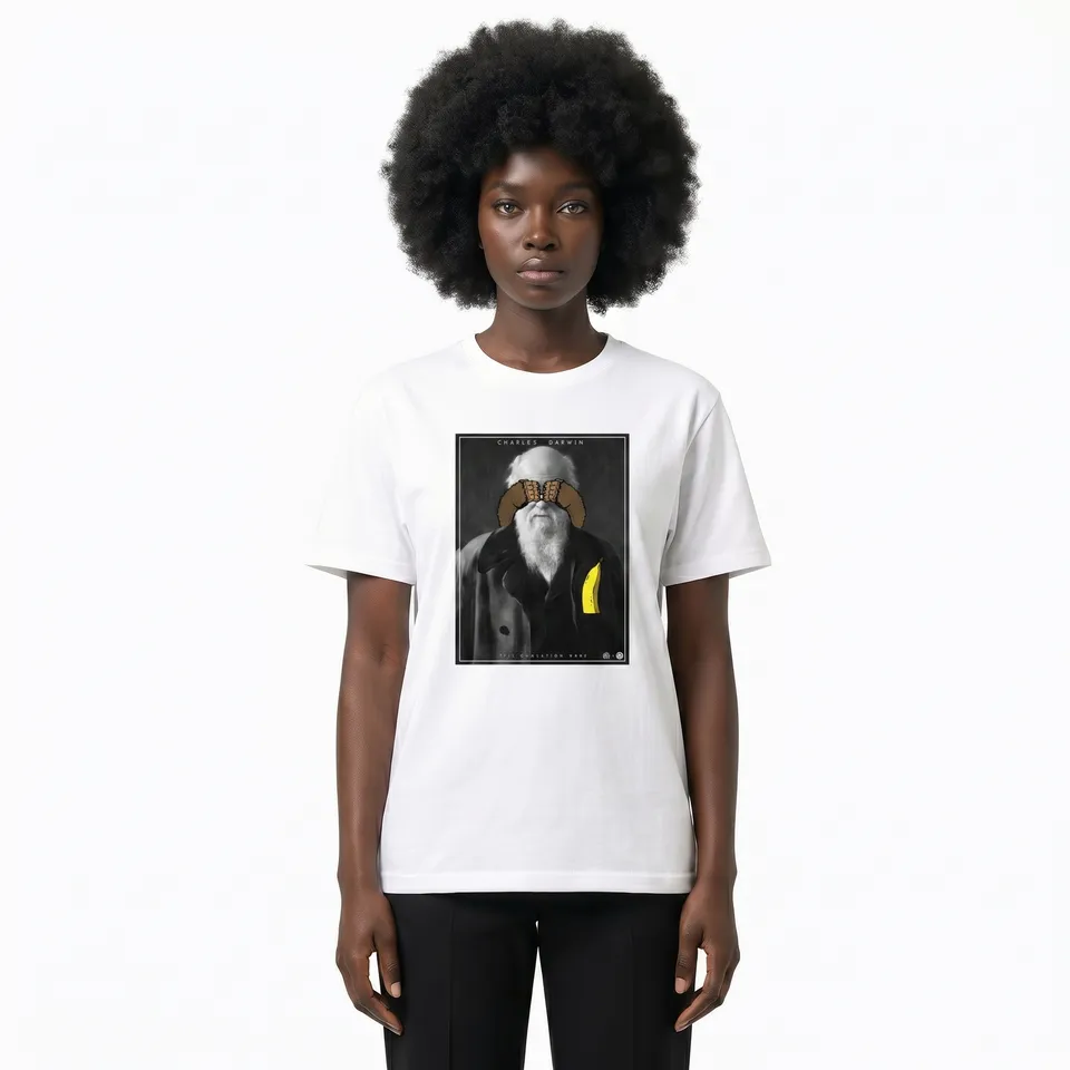 Seetees Darwin t-shirt grafica 1800