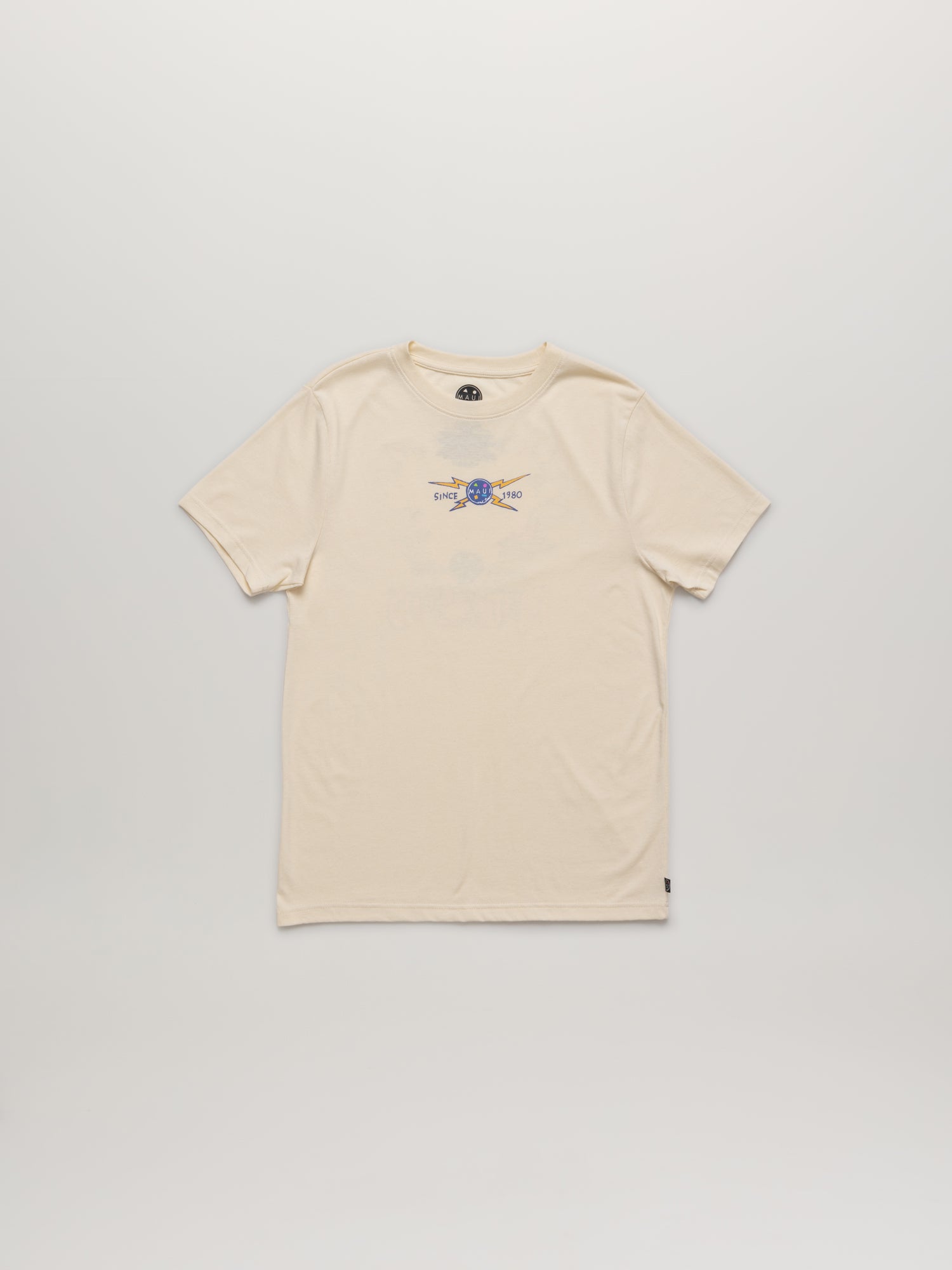 Maui and Sons Sea King maglietta Natural stampa schiena
