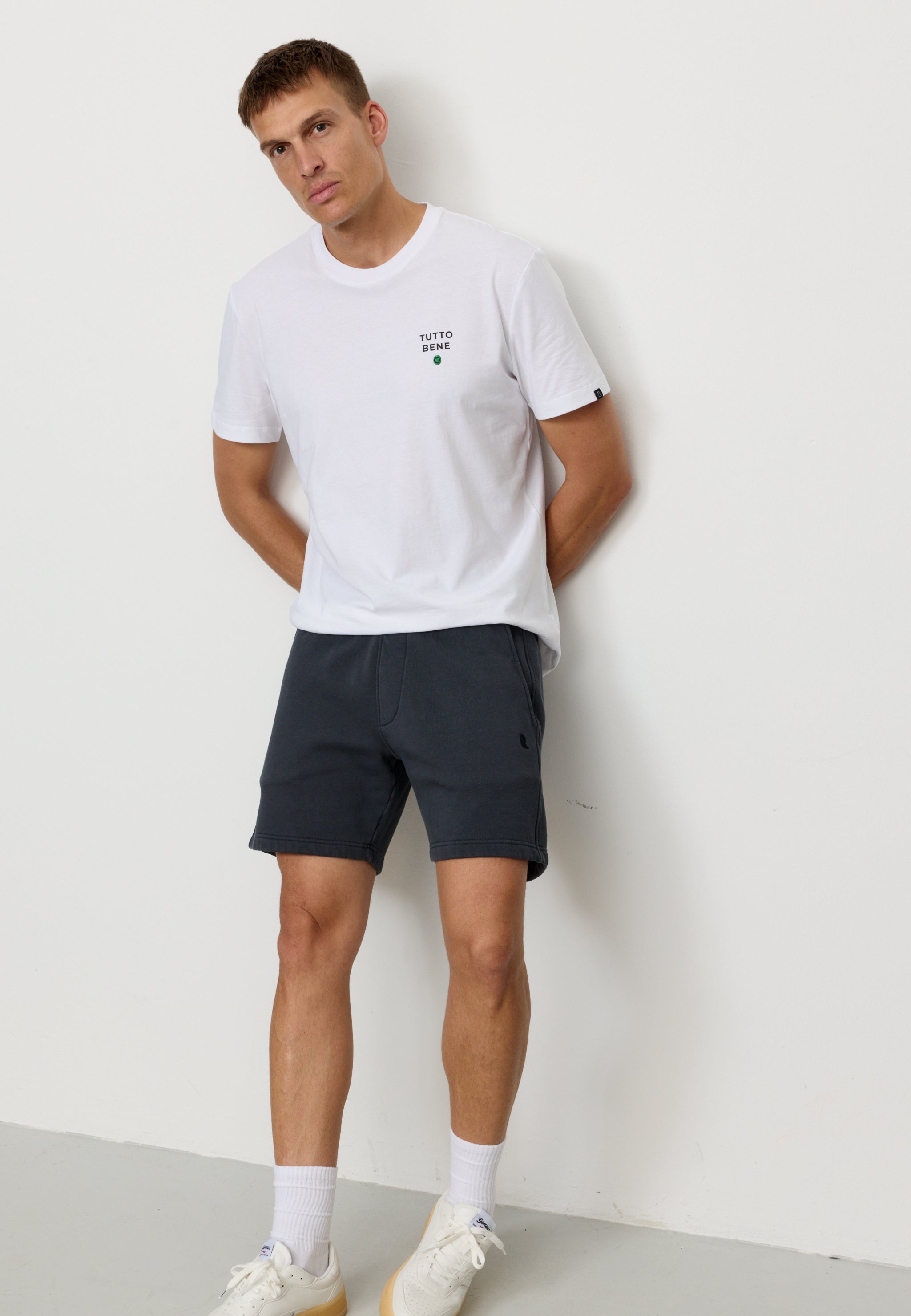 Recolution Balm shorts grigio scuro cotone bio